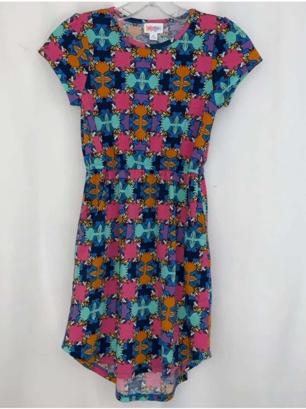 Girl’s LuLaRoe Donald Duck Dress Size 10